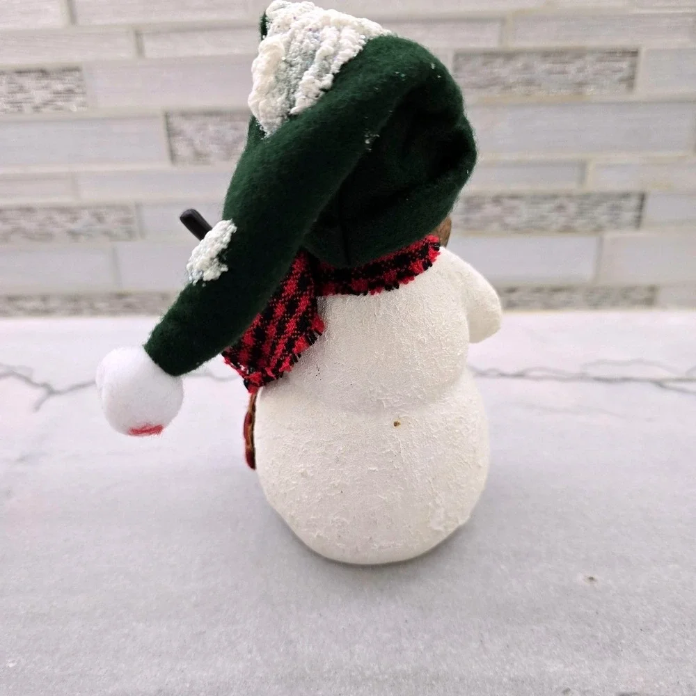 Vintage JCPenney Holiday Novelties Snowman Figurine Christmas Decor Boxed 7 Inch